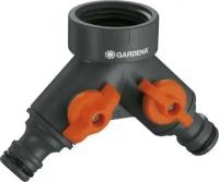 Распределитель GARDENA 3/4" двухканальный 00938-20.000.00