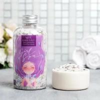 Расслабляющая соль для ванны Girl Spa с лепестками лаванды - 370 гр. (цвет не указан)