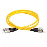 Патч-корд оптический (optic patch cord) FC/UPC-FC/UPC SM 9/125мкм одномодовый (duplex) 2 метра