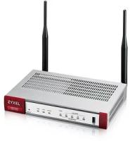 Zyxel Межсетевой экран/ Zyxel USG FLEX 100AX Firewall, 1xWAN GE, 4xLAN/DMZ GE, Wi-Fi 6 (AX1800), 1xUSB3.0, AP Controller (8/24), NebulaFlex