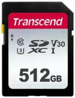 Карта памяти SD 512GB Transcend SDХC UHS-I U3 TS512GSDC300S