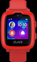 ELARI Часы-телефон ELARI детские KidPhone 4G с Алисой и GPS, красные