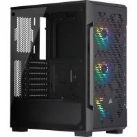 Корпус Corsair iCUE 220T RGB, mATX, без БП, черный (CC-9011173-WW)