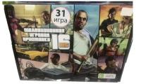 Игровая приставка 16 bit Sega Classic GTA (31 в 1) + 31 встроенных игр + 2 геймпада (Черная)