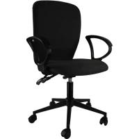 <7111817> Офисное кресло Chairman 9801 ткань С-2 серый Black