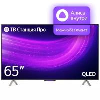 Телевизор 65" Яндекс ТВ Станция Про с Алисой YNDX-00102 (4K UHD 3840x2160, Smart TV) черный