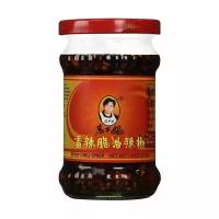 Соус на основе растительных масел острый соус С хрустящим перцем чили, Lao Gan Ma, Китай, стекло, 210 г
