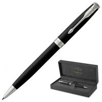 Ручка шариковая Parker "Sonnet Core Matt Black CT" черный матовый лак палладий черная 142355 (1)