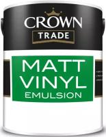 Crown Trade Matt Vinyl Emulsion / Краун Винил Матт Трейд Матовая краска на водной основе 1л