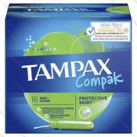 Procter&Gamble Тампоны женские с аппликатором Tampax Compak Super 16 шт