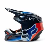 Мотошлем Fox V1 Toxsyk Helmet (Midnight, XL, 2023 (29659-329-XL))