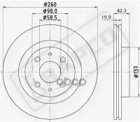 Диск Тормозной Вентилируемый BAPCO арт. BD0121