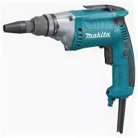 MAKITA Шуруповерт сетевой Makita FS2700 570Вт, 0-2500об\м, 6-ти гран 1\4", 1.8кг, кор, шурупы-6мм, д\гипсокартона-6мм, подсветка