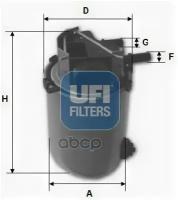 Фильтр Топливный UFI арт. 24.095.00