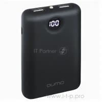 Портативное зарядное устройство Qumo PowerAid 6600 (v2), 6600 мА-ч, 2 USB 1A+2A (2.1а сумм), вход до