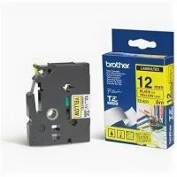 Brother Картридж Brother TZE-631 с лентой (P-Touch, 12мм, черный на желтом)(TZE631)