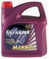 Масло моторное Mannol EXTREME 5W40, синтетика, 4 литра SCT - MANNOL 1021