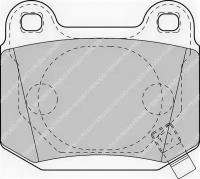 Колодки тормозные дисковые FERODO FDB1562