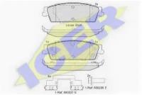 Колодки тормозные задние Suburban / Tahoe Icer 182139