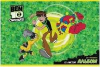 Action! BT-AA-12_2 Альбом для рисования action! ben10, 12 л., уф-лак,action!