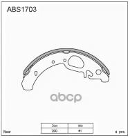 Колодки Тормозные Барабанные | Зад | ALLIED NIPPON арт. ABS1703