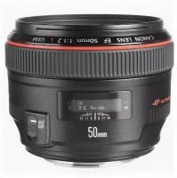 Объектив Canon EF 50mm f/1.2L USM, черный