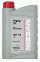 Синтетическое моторное масло Nissan 5W-30 C4, 1 л