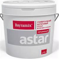 Грунт-Краска Bayramix Astar 7кг Укрывающий, Универсальный, Белый для Внутренних и Наружных Работ / Байрамик Астар