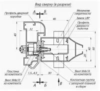 Планка ответная PERCo-BP1