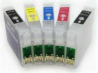 ПЗК для Epson Stylus Photo P50, PX650, PX659, PX660, PX720WD, PX820FWD, PX730WD, PX830FWD, RX560, RX585 (T0801-T0806)