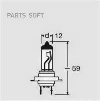 OSRAM 64210 Лампа H7 12V 55W PX26d ORIGINAL LINE качество оригинальной з/ч (ОЕМ) 1 шт