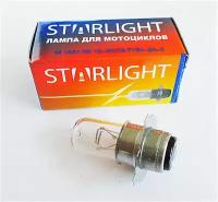 Лампа мотоциклетная H 6 12V 35/35W P15d-25-3 ТМ StarLight M-1633