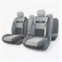 Чехлы Autoprofi Comfort Combo 11 пр. формованный велюр боковая поддержка серые AUTOPROFI CMB-1105 D.GY/L.GY | цена за 1 шт