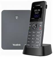 YEALINK DECT-трубка Yealink W73P DECT (база W70B+трубка W73H) до 10 SIP-аккаунтов, до 10 трубок на базу, до 20 одноврем. Вызовов