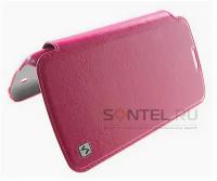 Футляр-книга боковой Hoc Crystal Leather для Samsung Galaxy i9295 S4 Active red rose