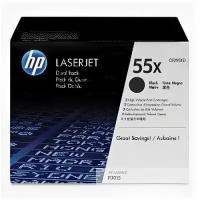 HP CE255XD Картридж,Black{LJ P3015, Black, (2 х 12500стр), 2-pack}