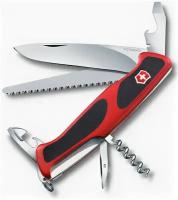 VICTORINOX Нож перочинный Victorinox RangerGrip 55 0.9563.C 130мм 12 функций красно-чёрный