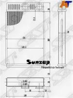 SAT ST-CH09-395-0 Радиатор отопителя салона CHEVROLET CRUZE 09-/OPEL INSIGNIA 08-/MERIVA 10-