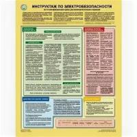 Плакат информационный инструктаж по электробезопасности, 618846