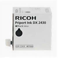 Ricoh Краска тип 2430, Black {DX2330/2430 (1х500мл) (817222)