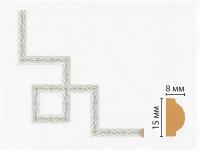 Декоративный Угловой Элемент Decomaster 130-3-42 В200хШ20хД200 мм / Декомастер