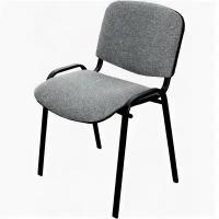 Офисный стул Olss изо В-3 серый обивка - ткань износопрочная, рама окрашенная черной порошковой краской
