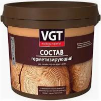 Состав для Защиты Торцов VGT 0.9кг Древесины, Герметизирующий, Эластичный / ВГТ Для Торцов