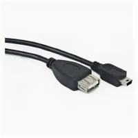 Gembird/Cablexpert A-OTG-AFBM-002 AF/Mini-BM, Кабель USB 2.0 OTG, 0.15м, пакет