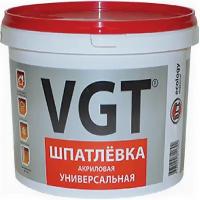 Шпатлевка Универсальная VGT 1.7кг до 7мм Акриловая для Внутренних и Наружных Работ / ВГТ Универсальная