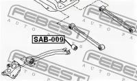 Сайленблок задней продольной тяги (SUBARU SAMBAR R15 2006-), SAB009 FEBEST SAB-009