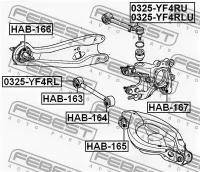 рычаг подвески, 0325YF4RL FEBEST 0325-YF4RL