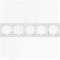 WERKEL Flock WL05-Frame-05-white белый Рамка на 5 постов