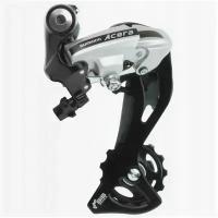 Переключатель задний SHIMANO RD-M360-SGS ACERA, 7/8 скоростей, ёмкость 43 зуба, серебристый