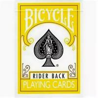 Карты Bicycle Rider Back Standard Yellow Back